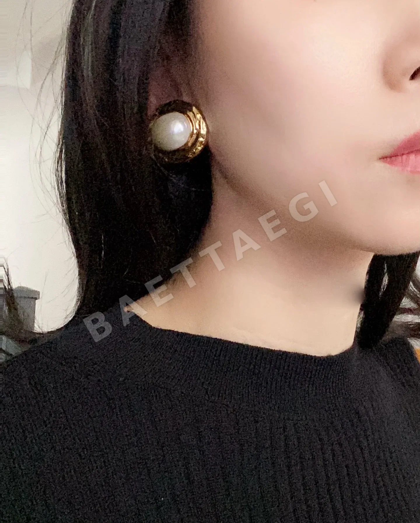 생로랑 빈티지 레진 비즈 귀걸이 상세 이미지 8