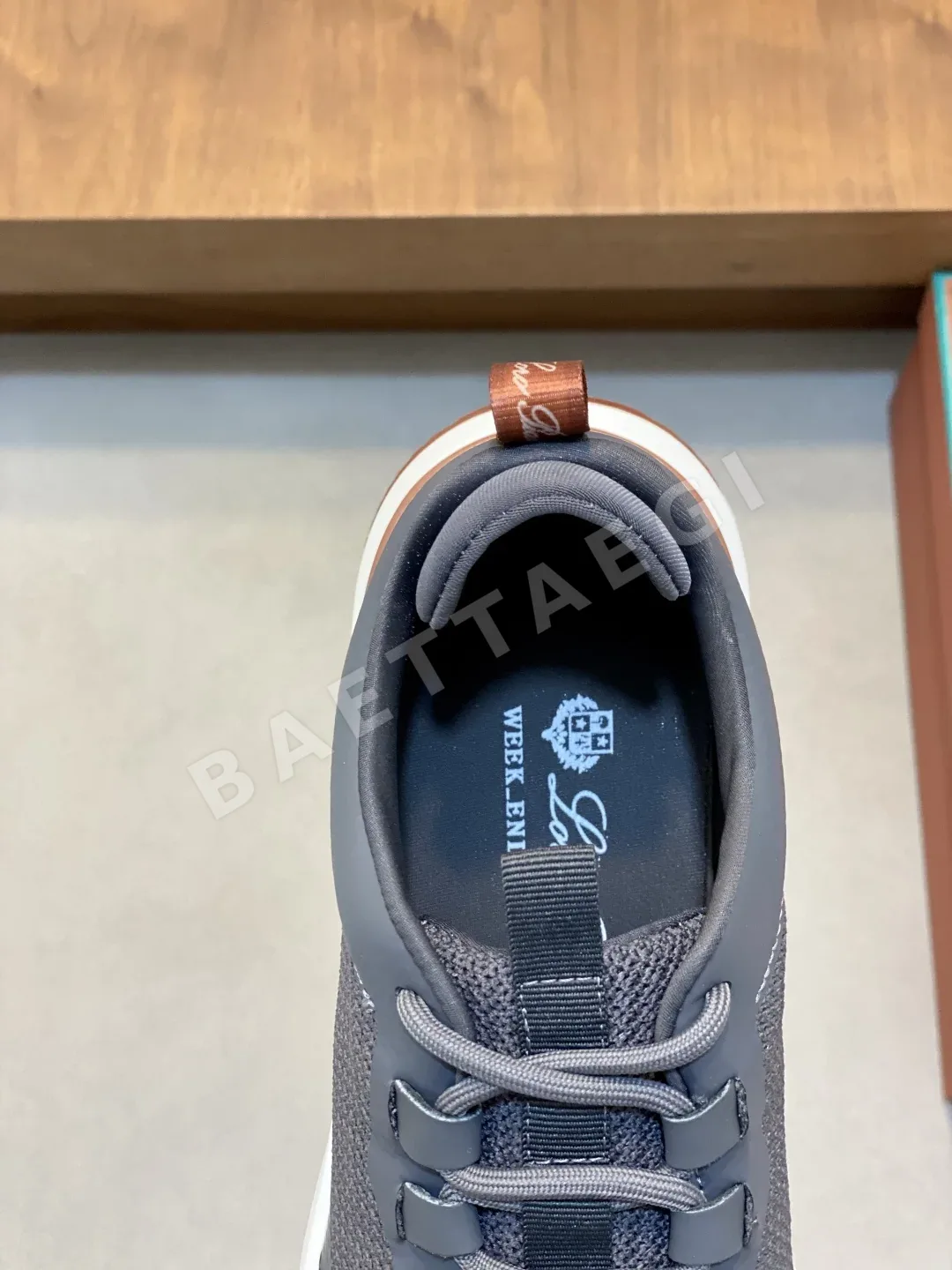 로로피아나 스니커즈 남성 가죽 PKz 디자인 상세 이미지 7