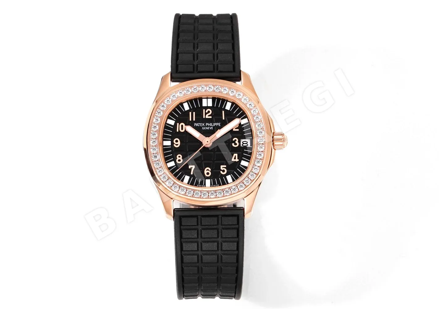 파텍필립 아쿠아넛 다이아 자동 스틸 여성용 JBL 공장 레플리카 44174 Patek Philippe 상세 이미지 3