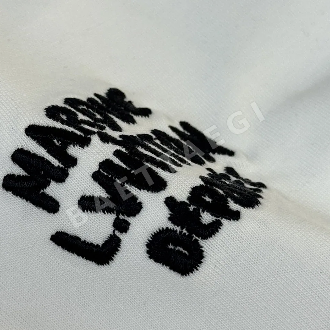 루이비통 크루넥 자수 반팔 티셔츠 상세 이미지 7