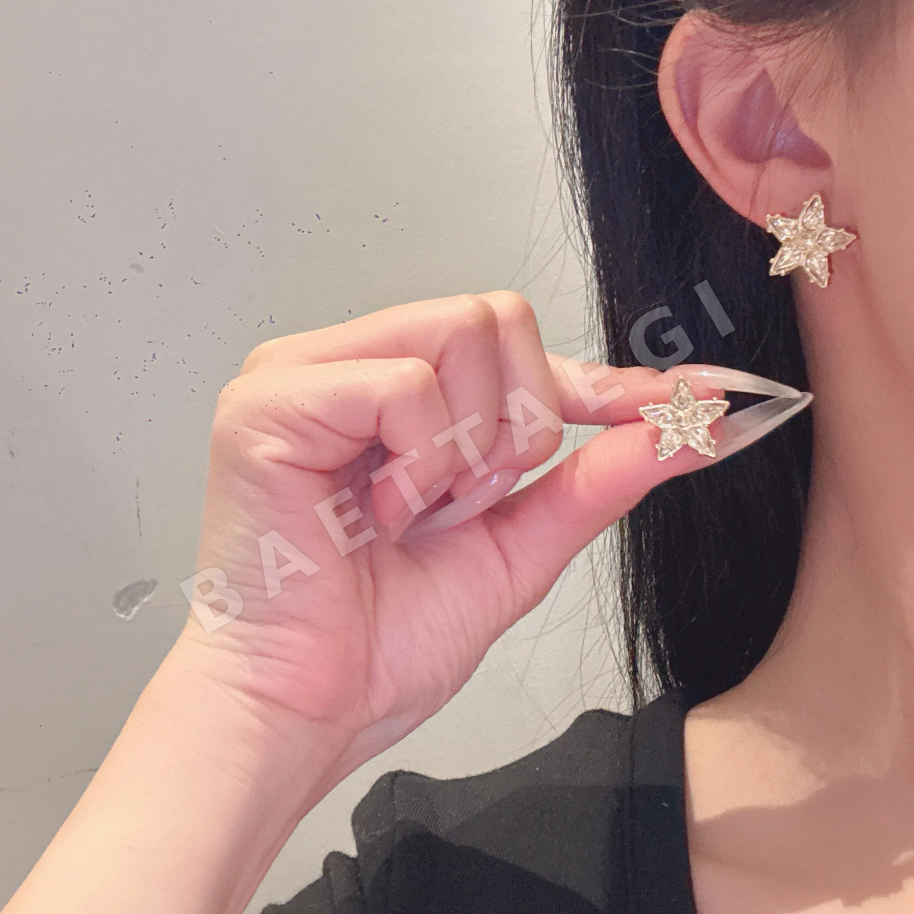 샤넬 황동 귀걸이 153429