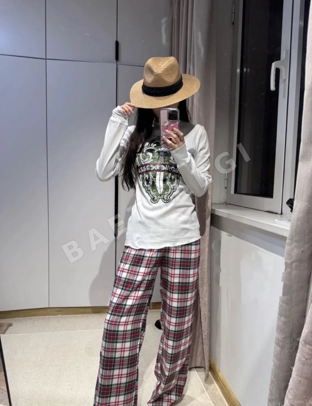 크롬하츠 대거 와플 긴팔 티셔츠 상세 이미지 10