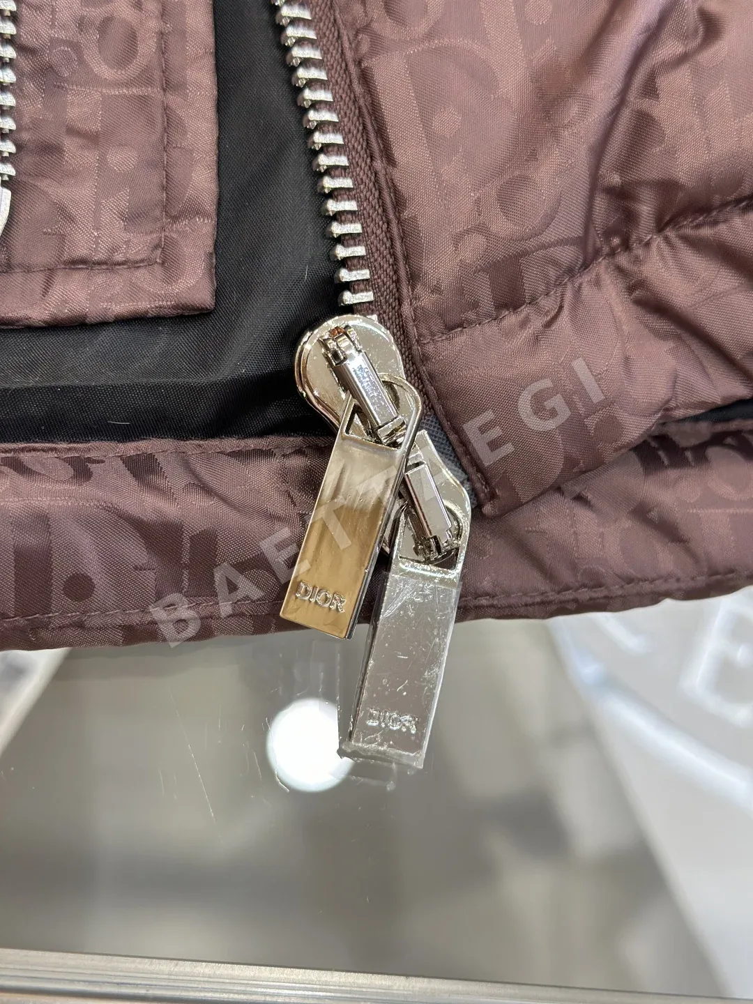 디올 오블리크 모노그램 남성 패딩 재킷 상세 이미지 8