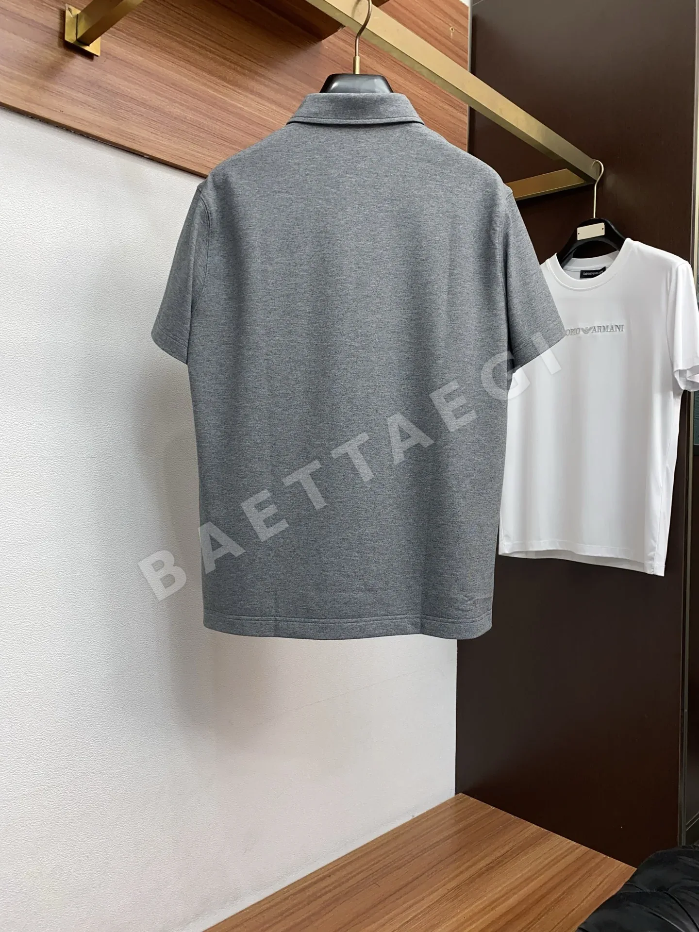 브루넬로쿠치넬리 남성 린넨 카라 반팔 셔츠 상세 이미지 10