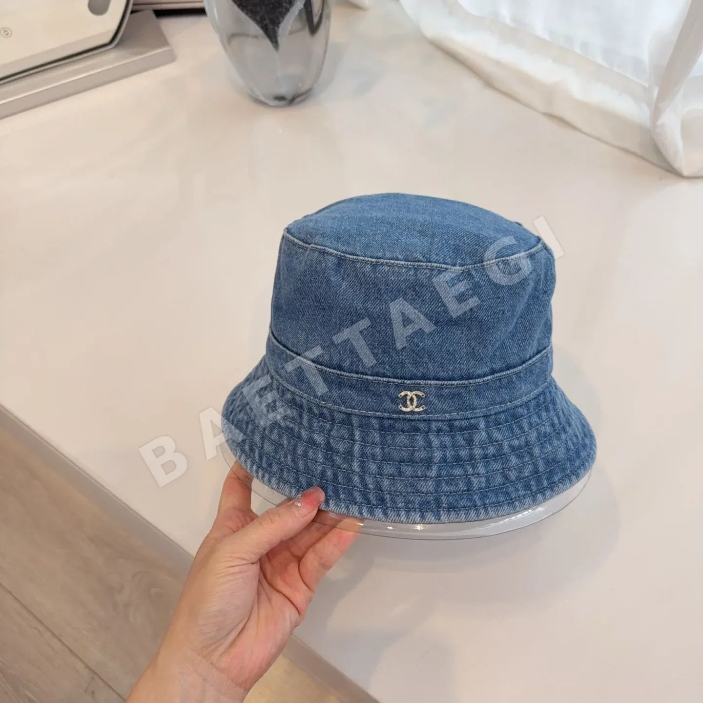샤넬 데님 야구모자 및 버킷햇 컬렉션 모자 상세 이미지 3