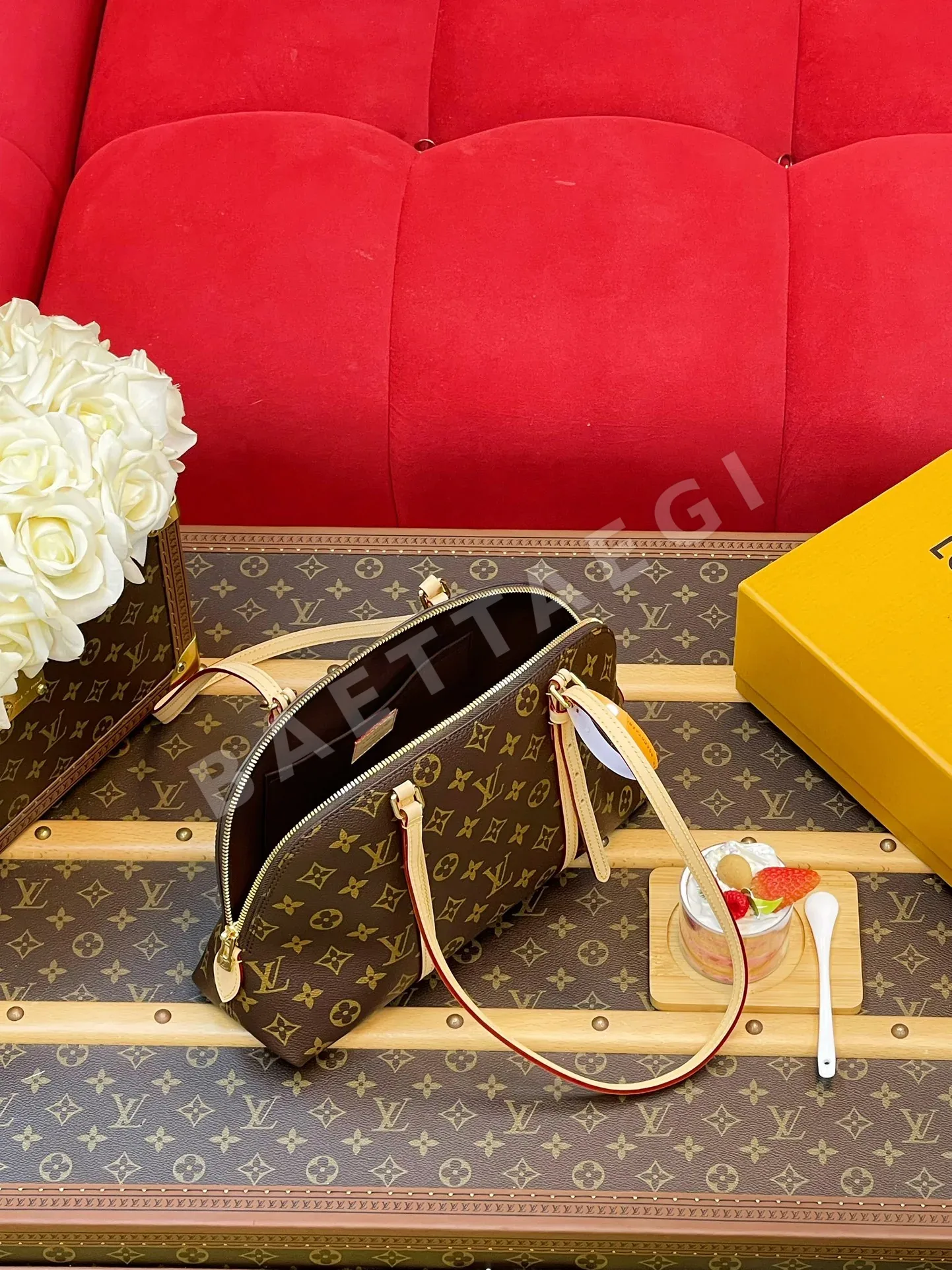 루이비통 스콰이어 모노그램 캔버스 핸드백 M28951 상세 이미지 5
