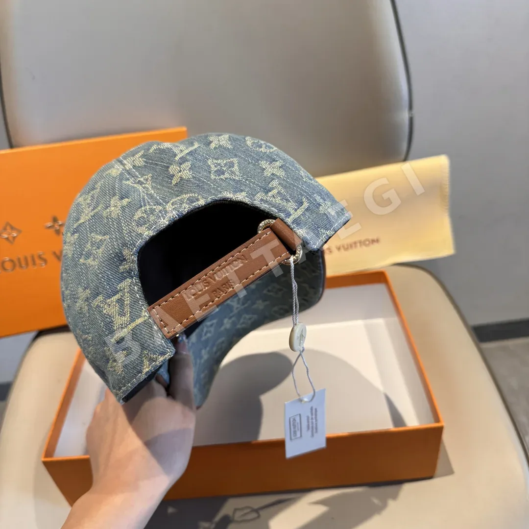 루이비통 LV 데님 자카드 베이스볼 캡 상세 이미지 8