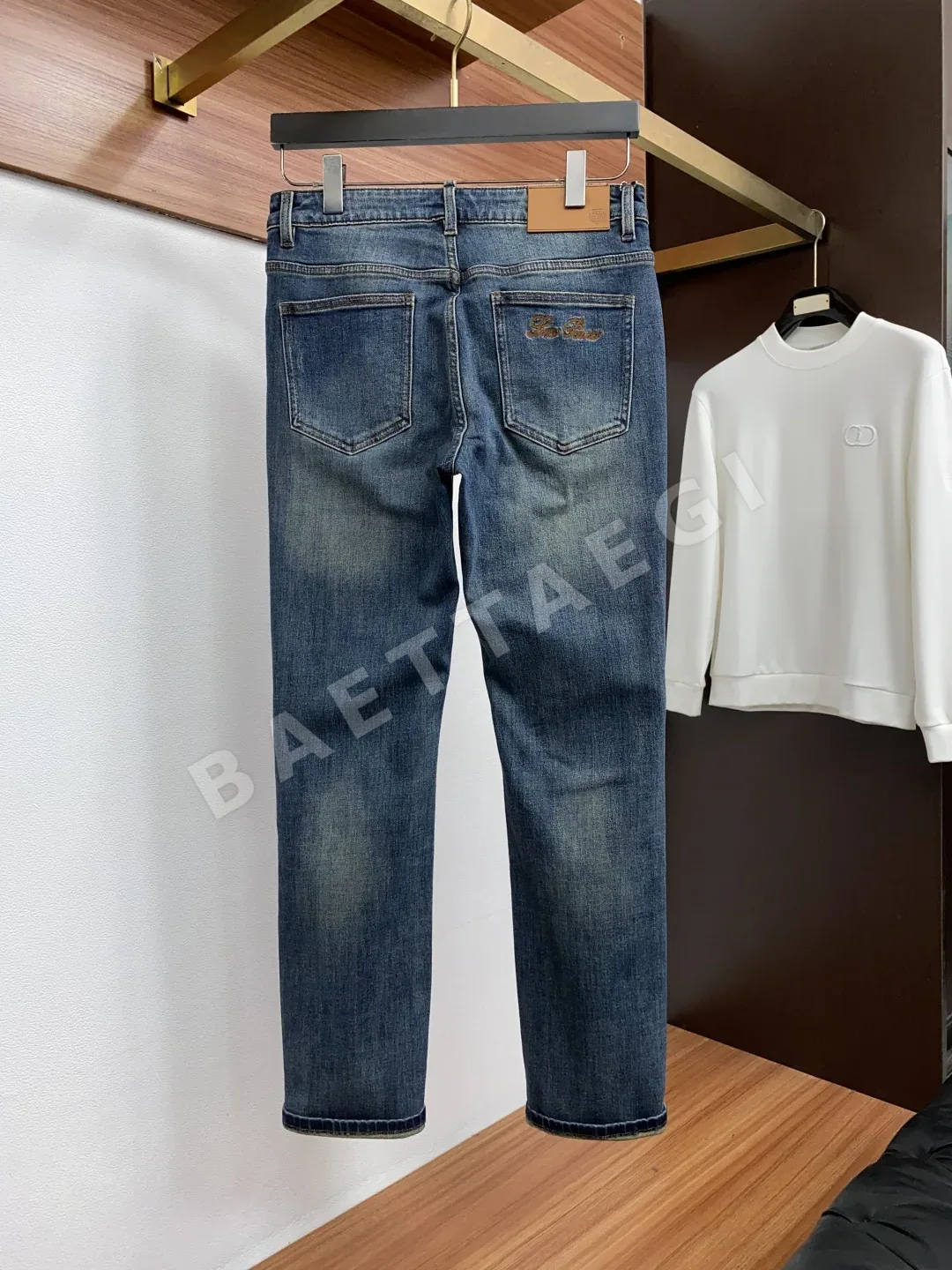 로로피아나 슬림핏 남성 바지 상세 이미지 10