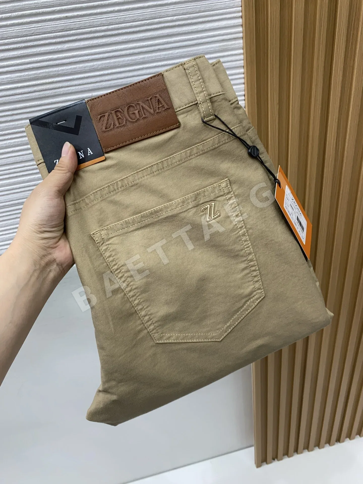 제냐 남성 수트 캐주얼 바지
