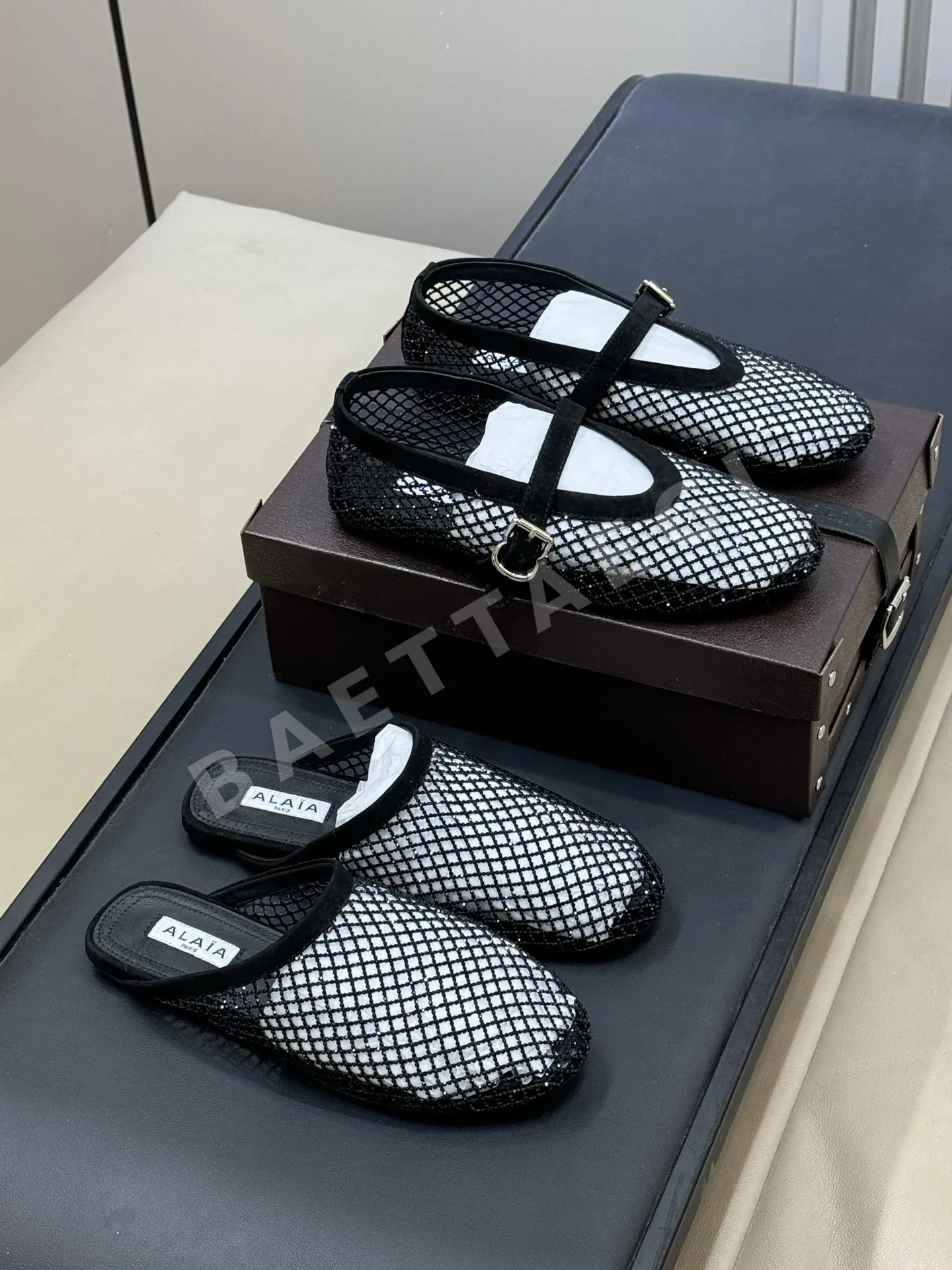 알라이아 메시 슬리퍼 120806
