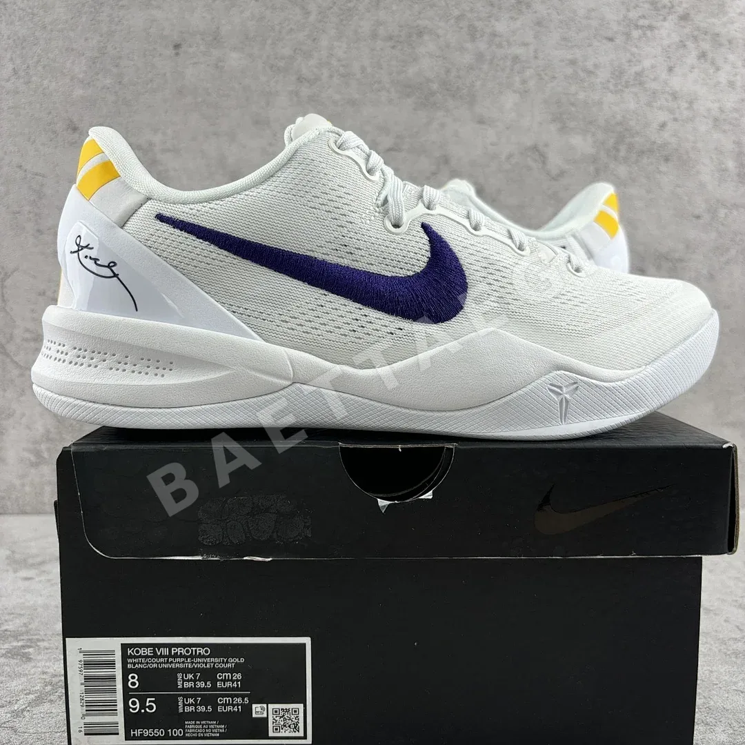 나이키 [GX] 코비 8 프로트로 화이트 퍼플 HF9550-100 201380 Nike Kobe 8 Protro Lakers Home ZK8 상세 이미지 1
