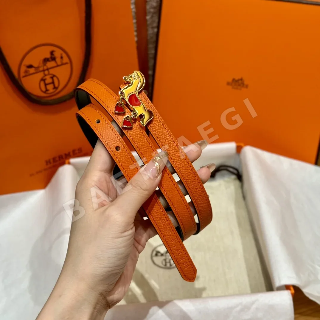 에르메스 그레나인 양면 송아지가죽 벨트 상세 이미지 4
