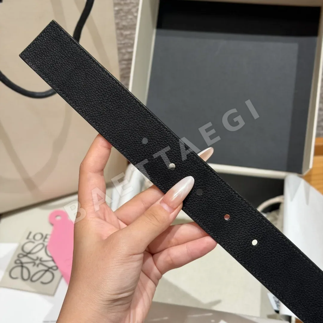 로에베 누벅 카프스킨 벨트 상세 이미지 9