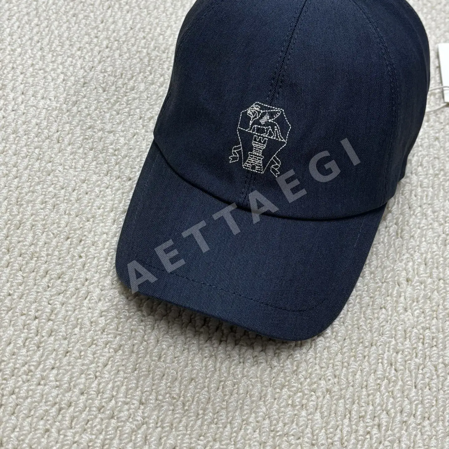 브루넬로쿠치넬리 가죽 베이스볼 캡 상세 이미지 2