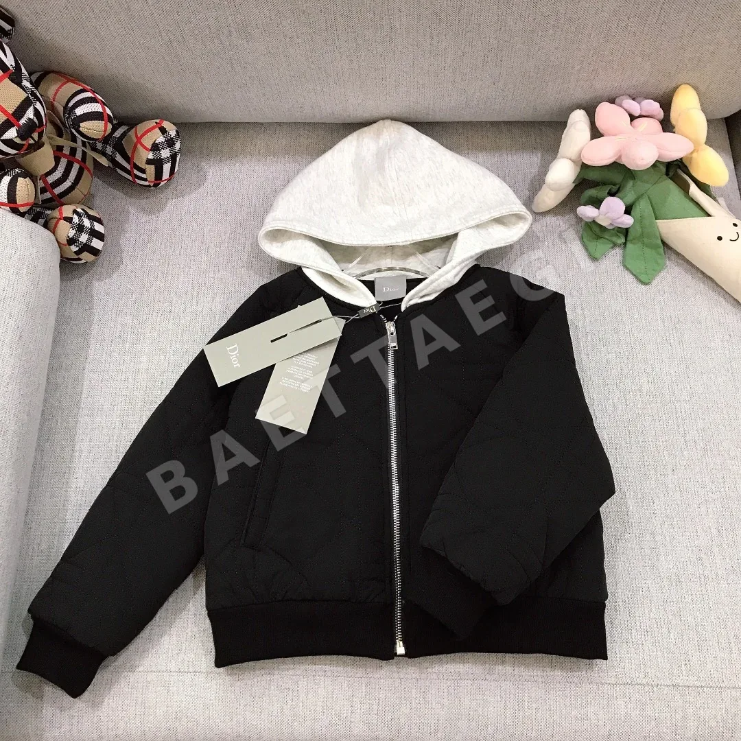 디올 후드 누빔 재킷 키즈 상세 이미지 2