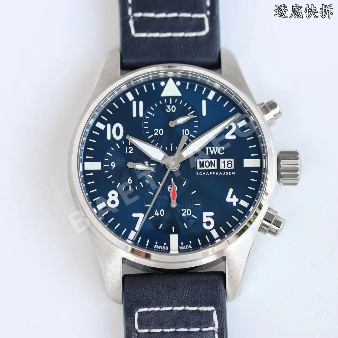 IWC 파일럿 페트로나스 그린 다이얼 시계 상세 이미지 2