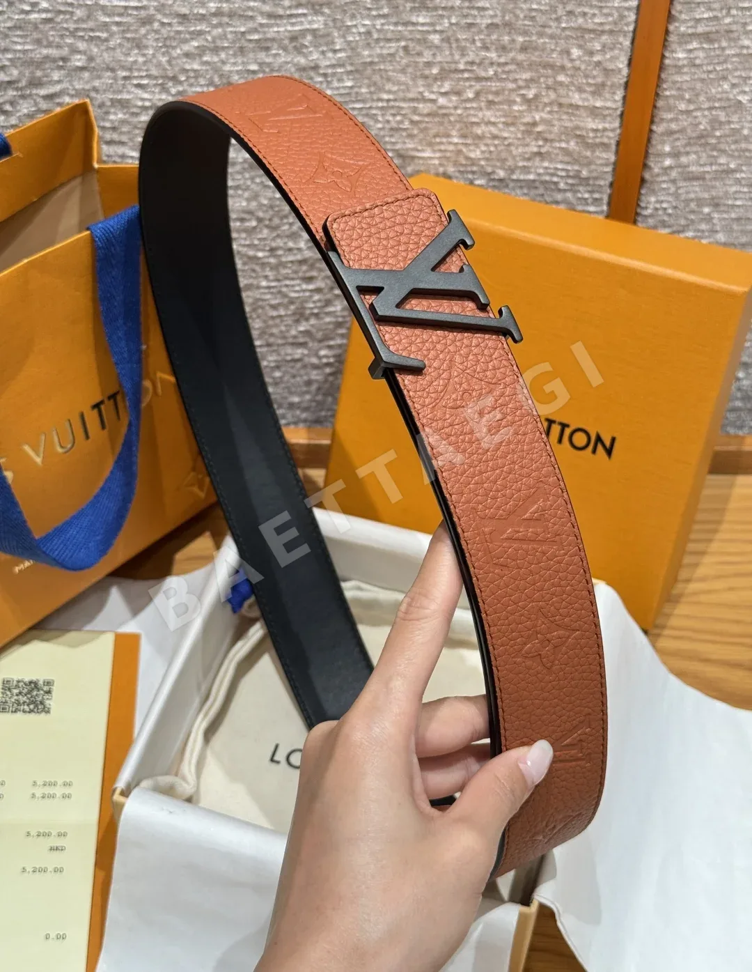 루이비통 JD350 타우릴롱 40mm 리버시블 벨트 상세 이미지 3