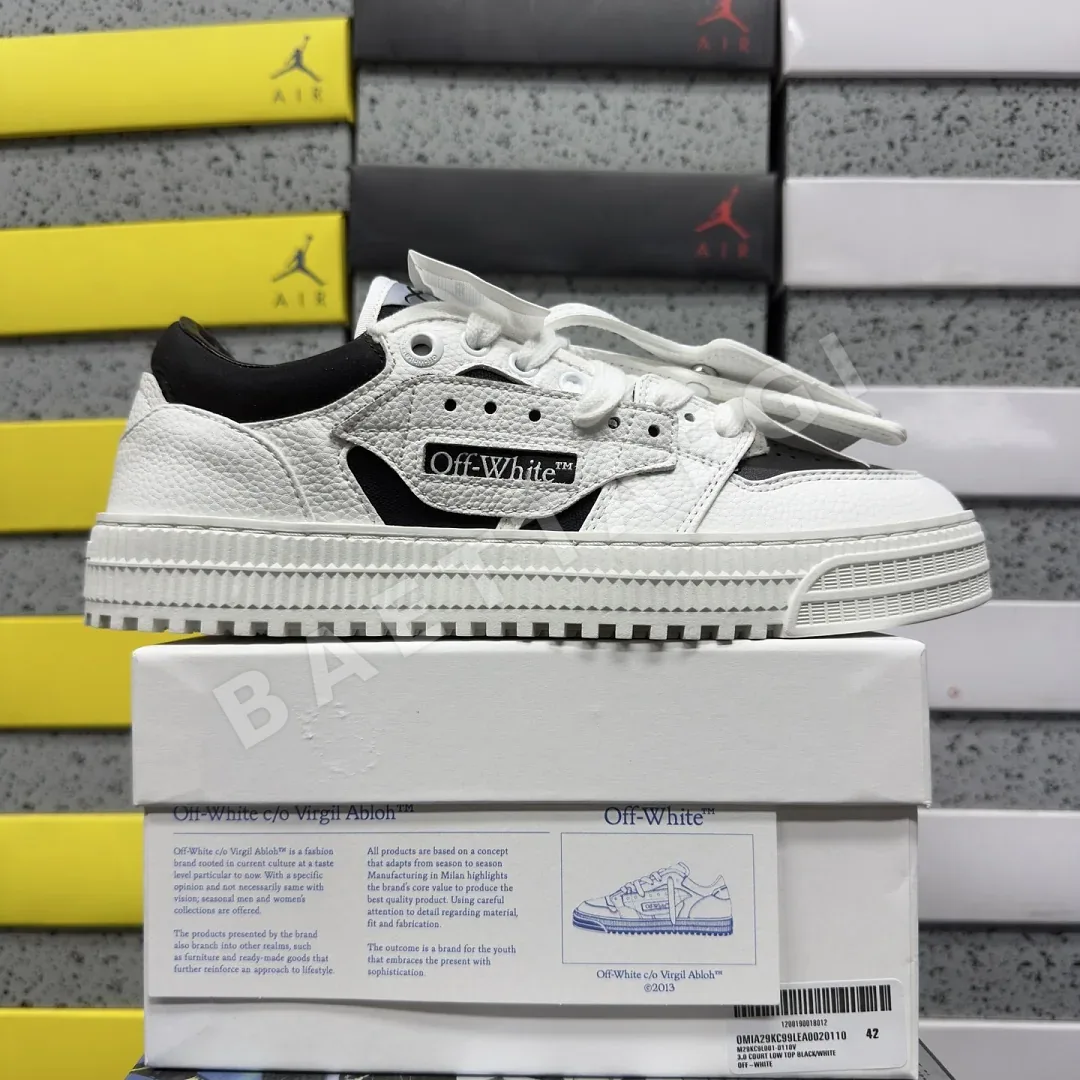 오프화이트 3.0 오프 코트 로우 화이트 블랙 202495 Off White 3.0 Off Court Low