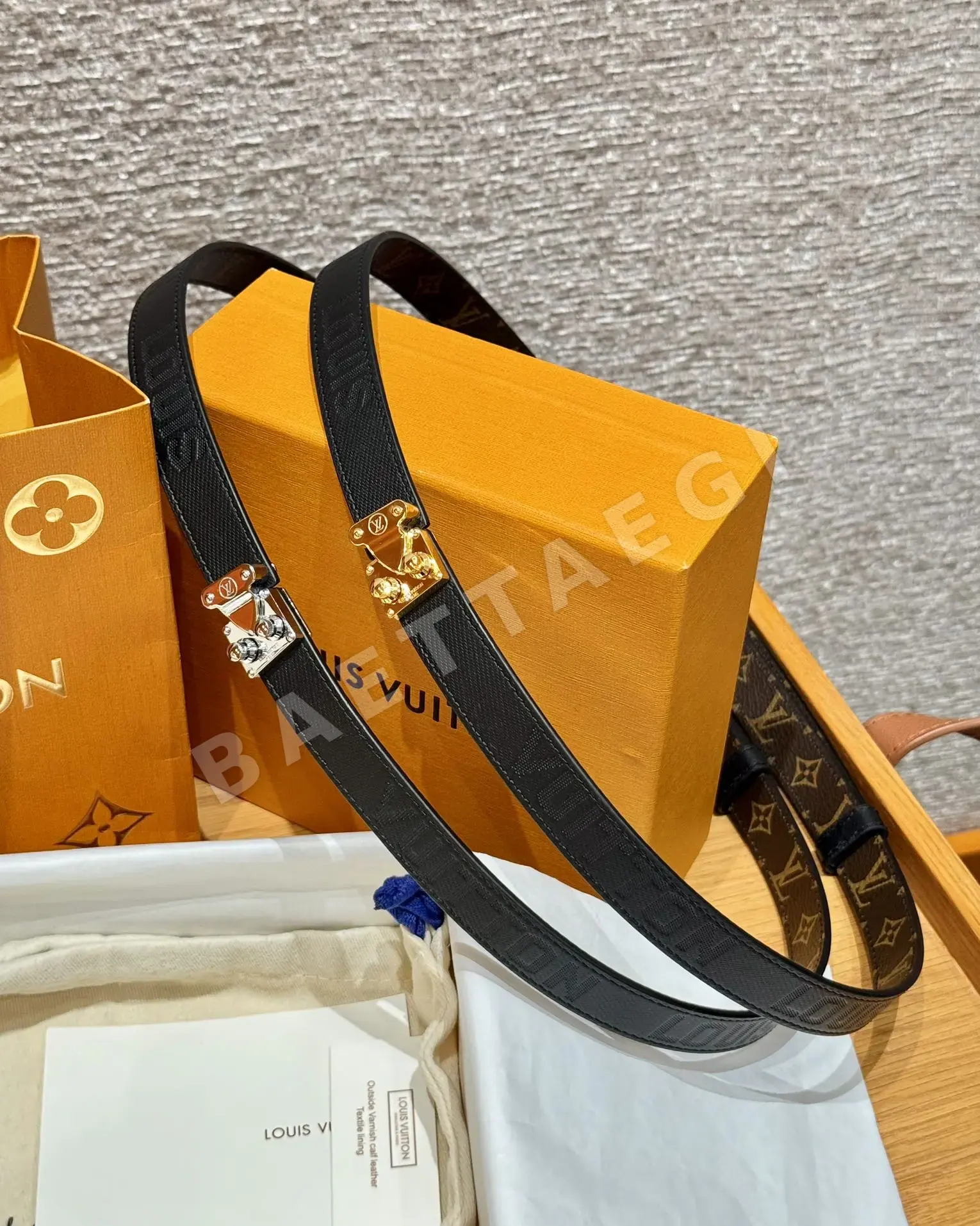 루이비통 세류르 소가죽 모노그램 벨트 상세 이미지 2