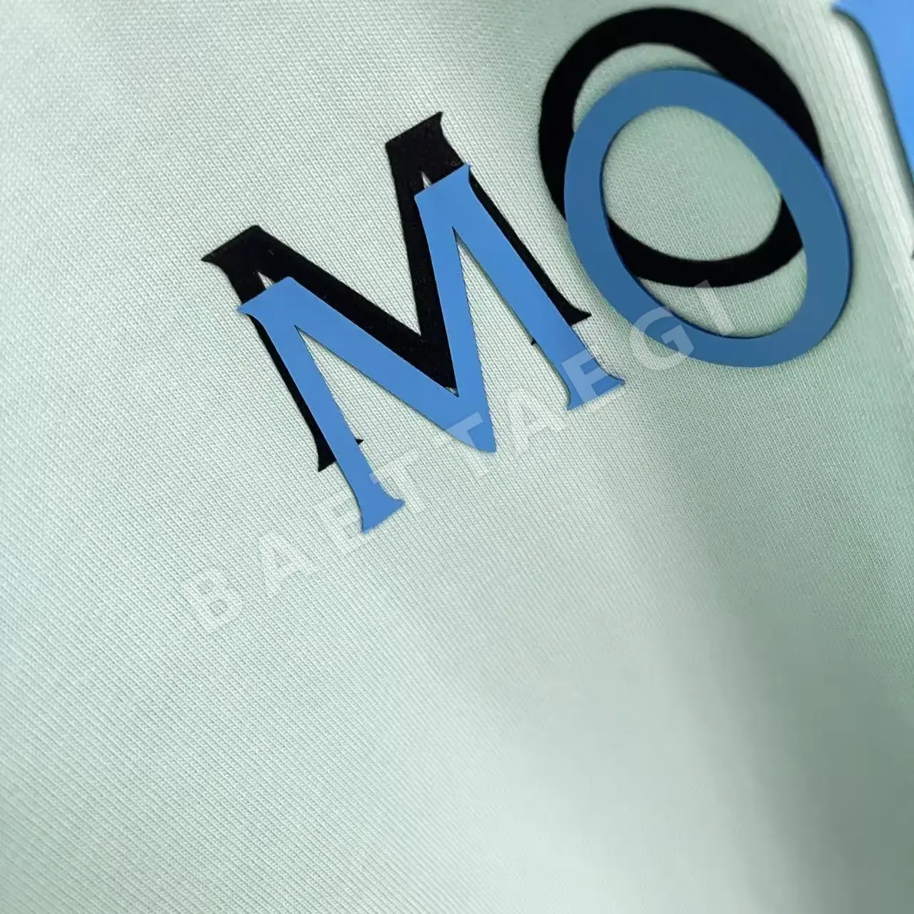 몽클레르 로고 플록 가공 여성 반팔 티셔츠 상세 이미지 6