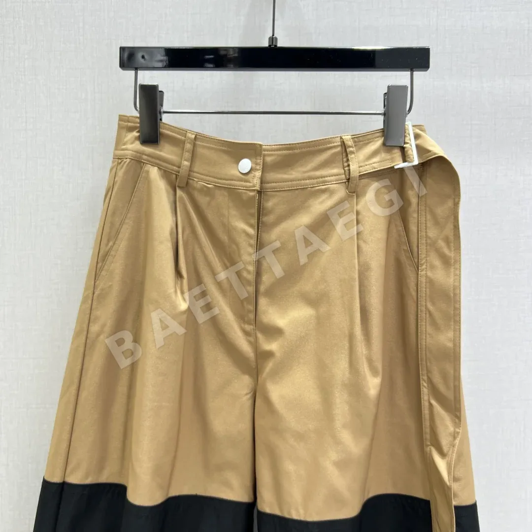 루이비통 컬러 블록 더블 포켓 스트레이트 레그 여성 바지 상세 이미지 3
