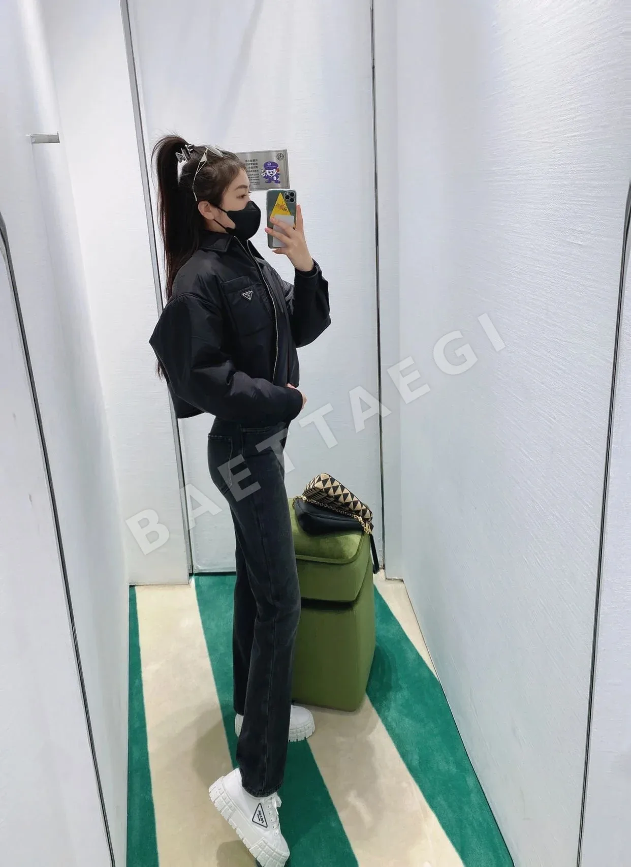 프라다 샤크 헤어클립 귀걸이 상세 이미지 7