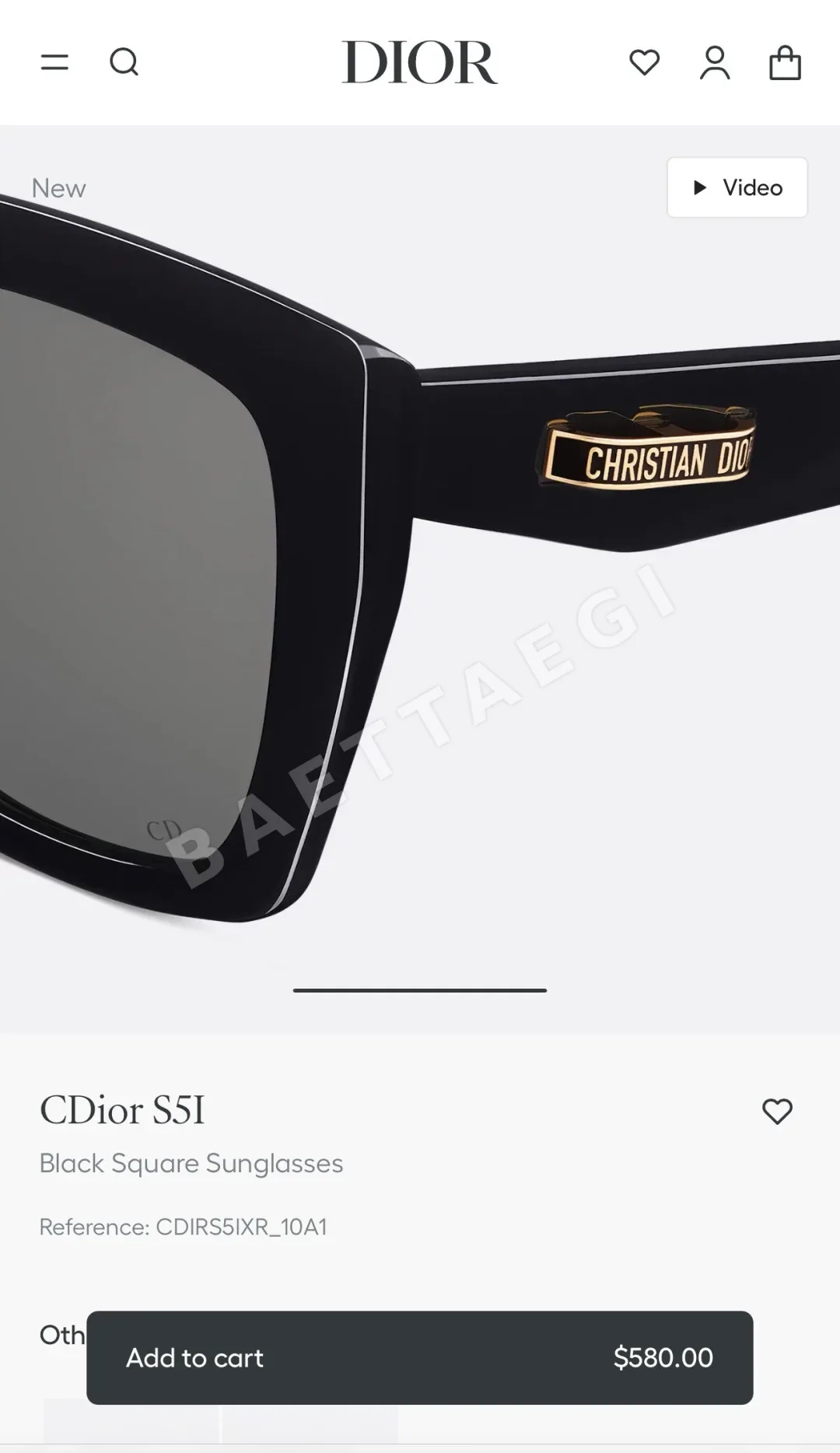 디올 선글라스 72698 Dior Sunglasses 상세 이미지 6