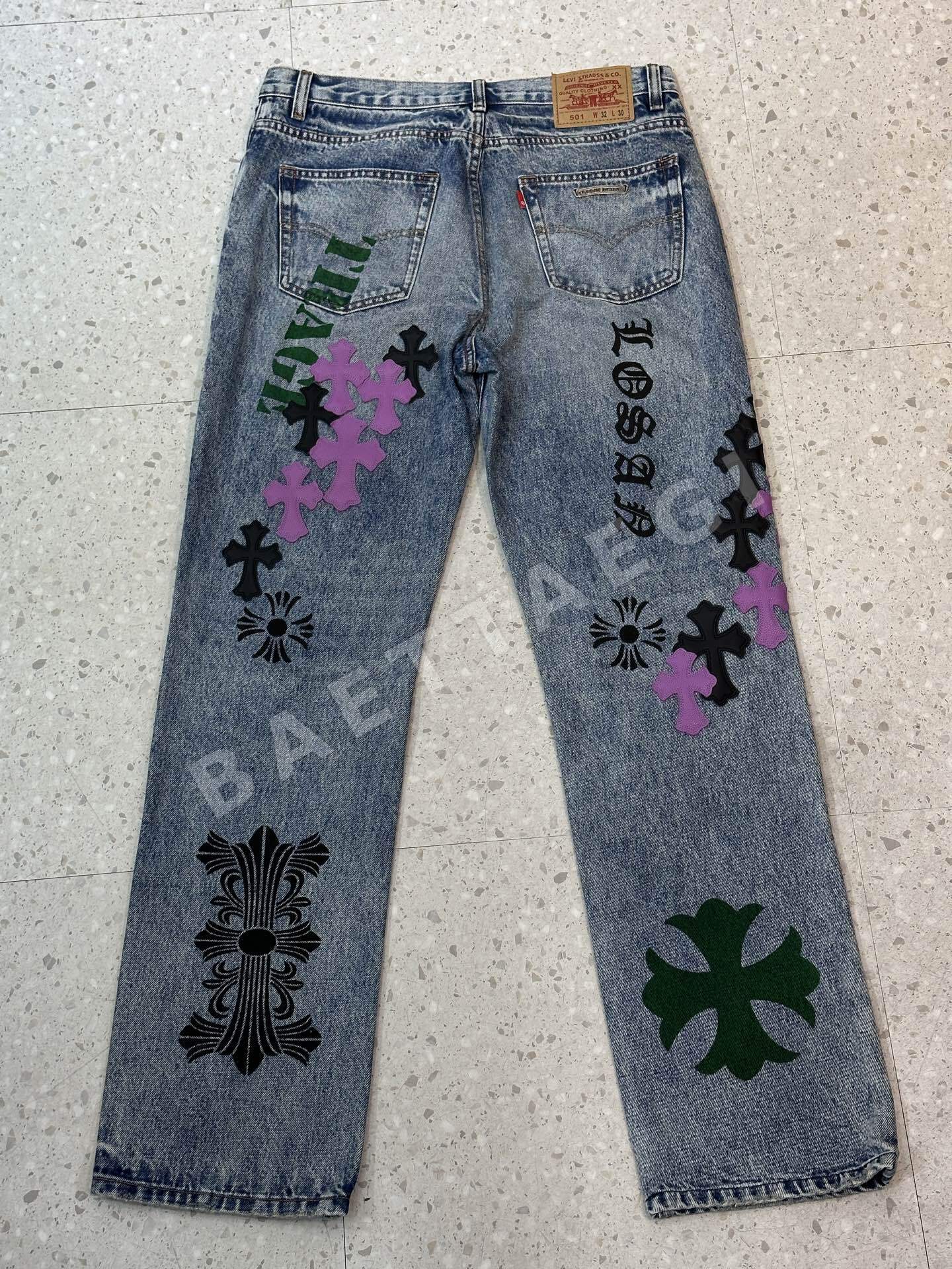 크롬하츠 남성 바지 164055 Chrome Hearts Pants 상세 이미지 2