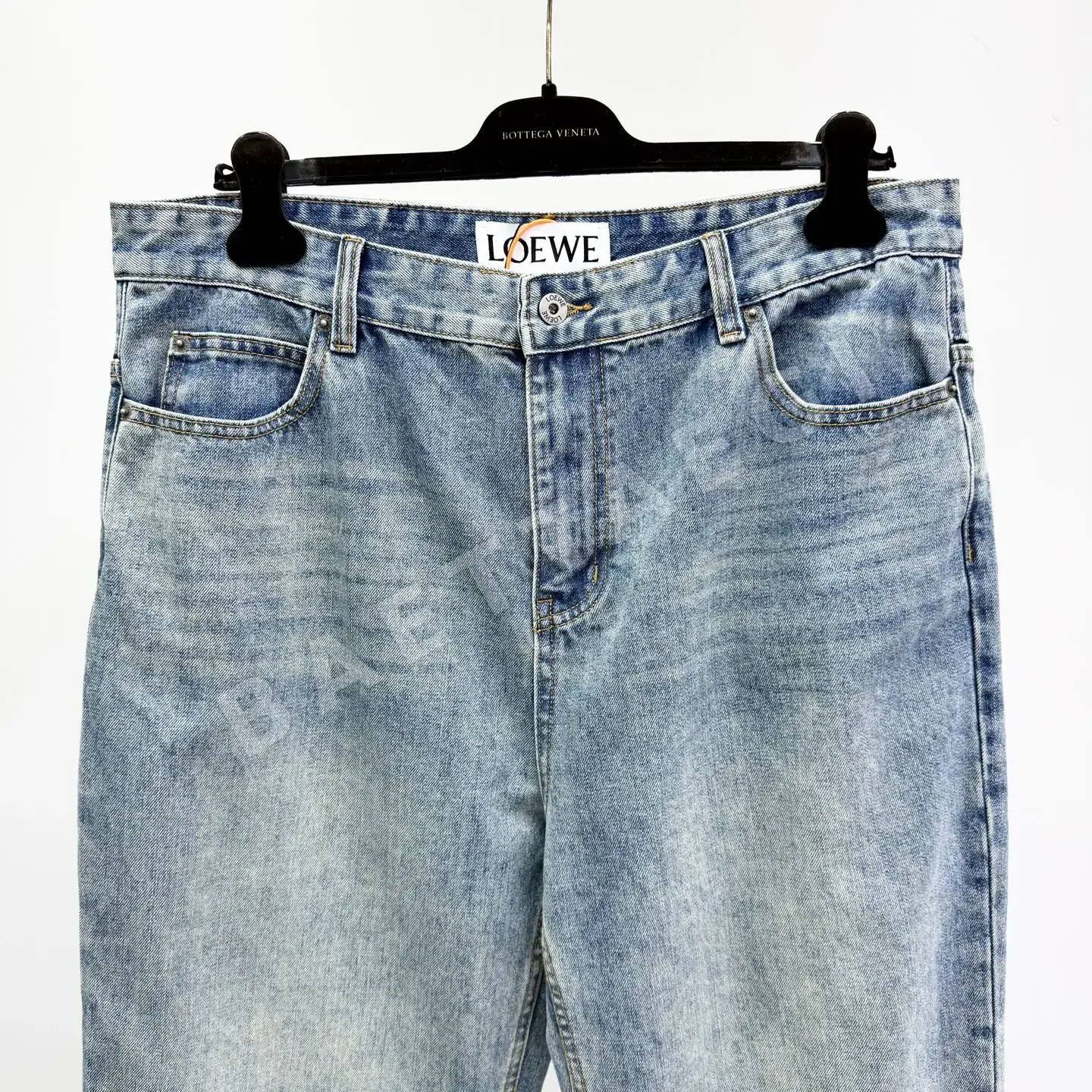 로에베 아나그램 자수 데님 바지 상세 이미지 3