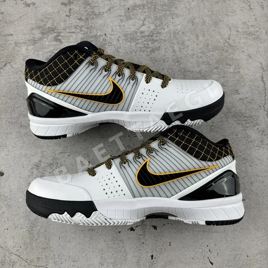 나이키 [GX] 코비 4 프로트로 AV6339-101 201395 Nike Kobe 4 Protro White Black Del Sol ZK4 상세 이미지 2