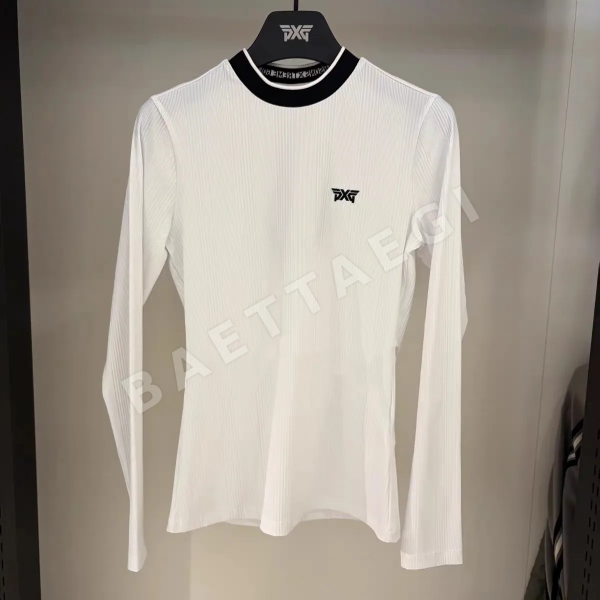 PXG 여성 라운드넥 긴소매 니트 골프웨어 상세 이미지 2
