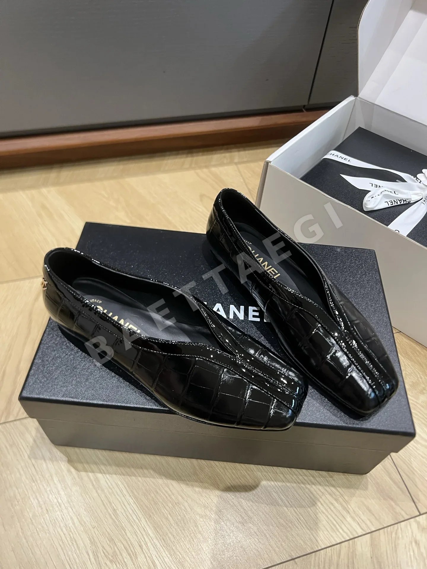 샤넬 컬러 블록 로퍼 상세 이미지 3