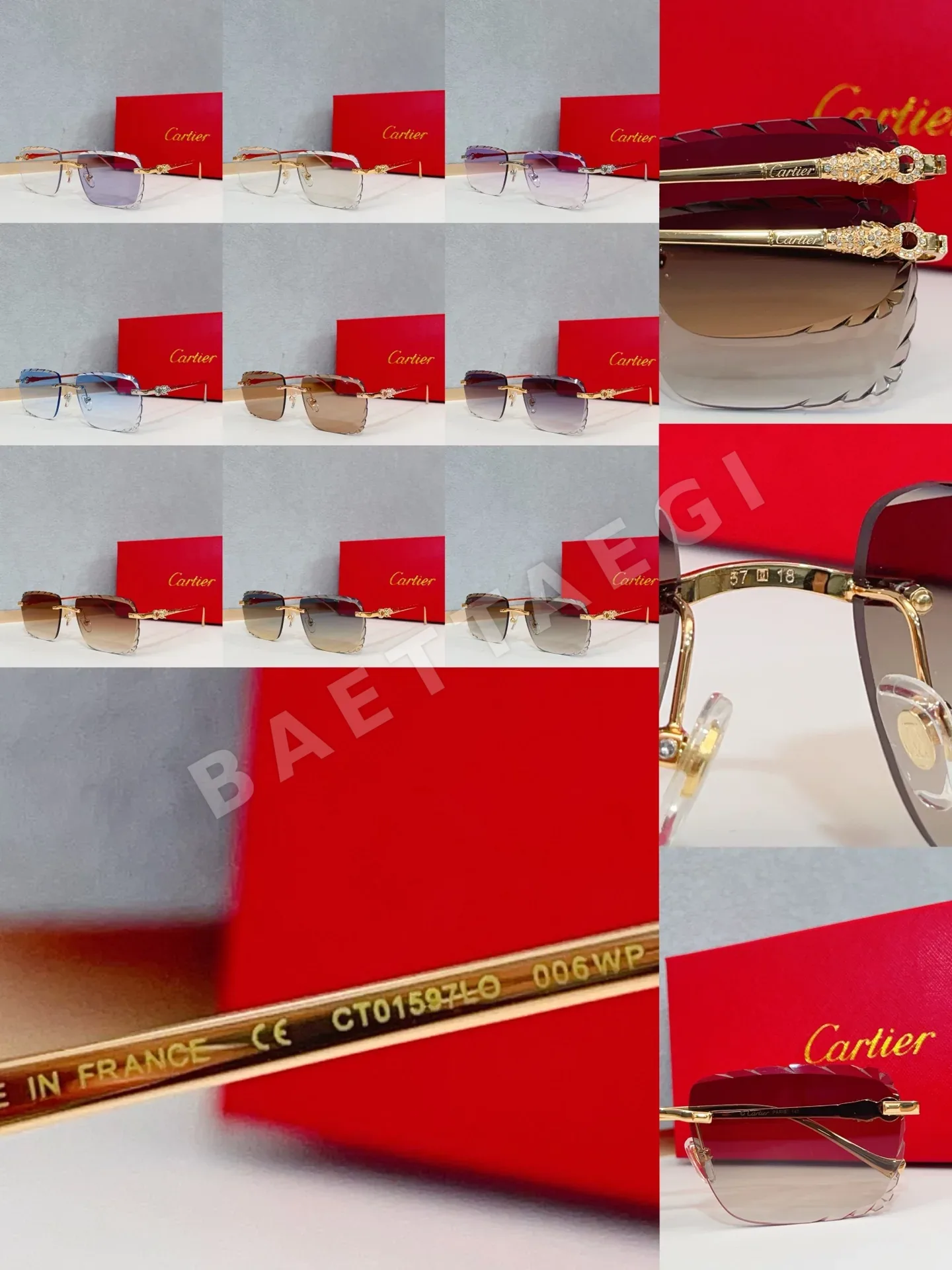 까르띠에 선글라스 72243 Cartier Sunglasses