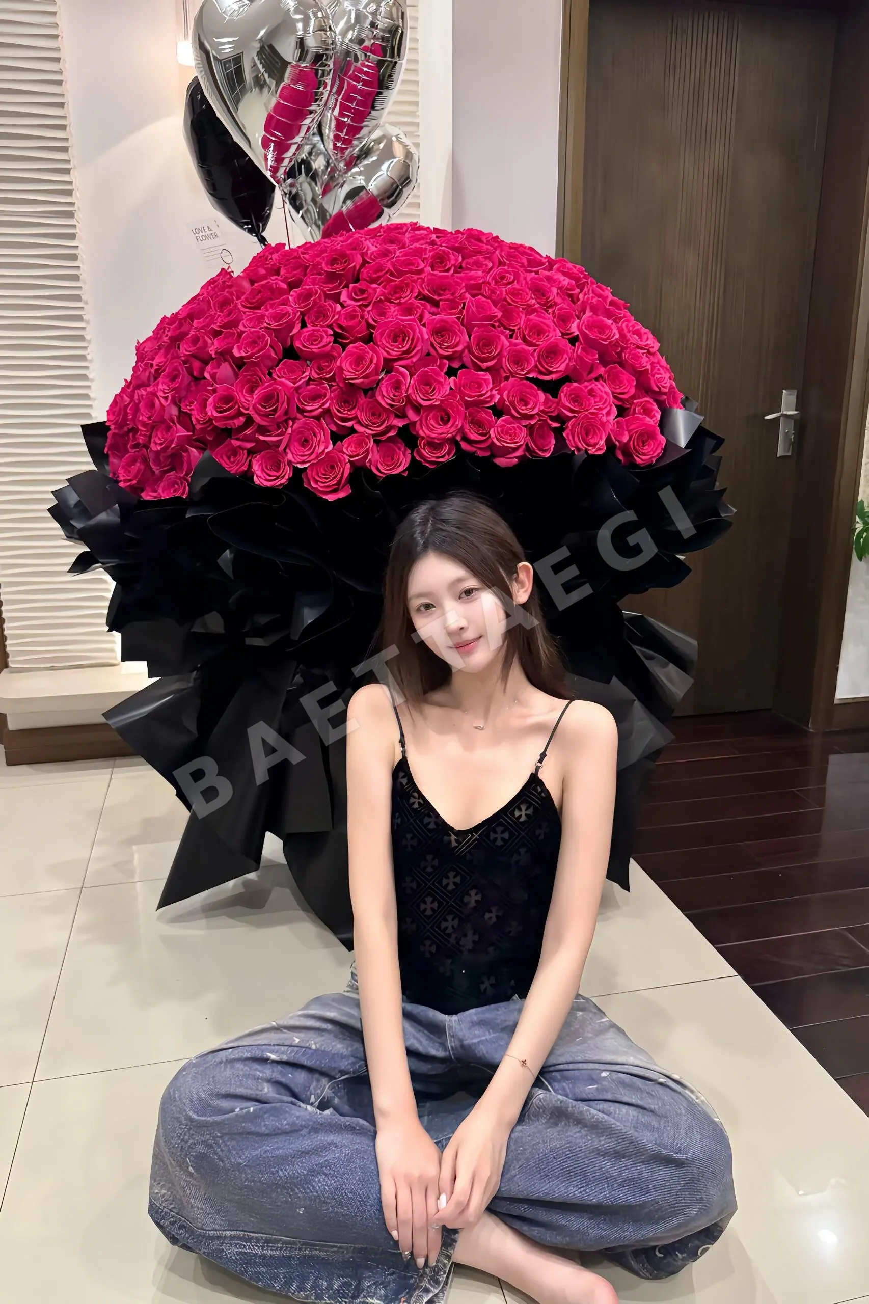 크롬하츠 여성 벨벳 캐미솔 반팔 상세 이미지 13