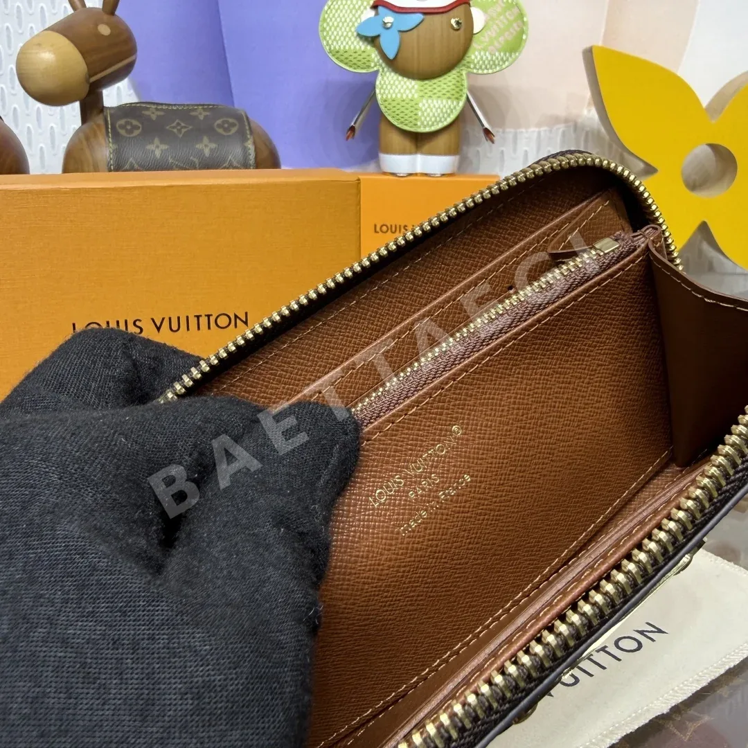 루이비통 모노그램 앙프렝트 지퍼 지갑 상세 이미지 8
