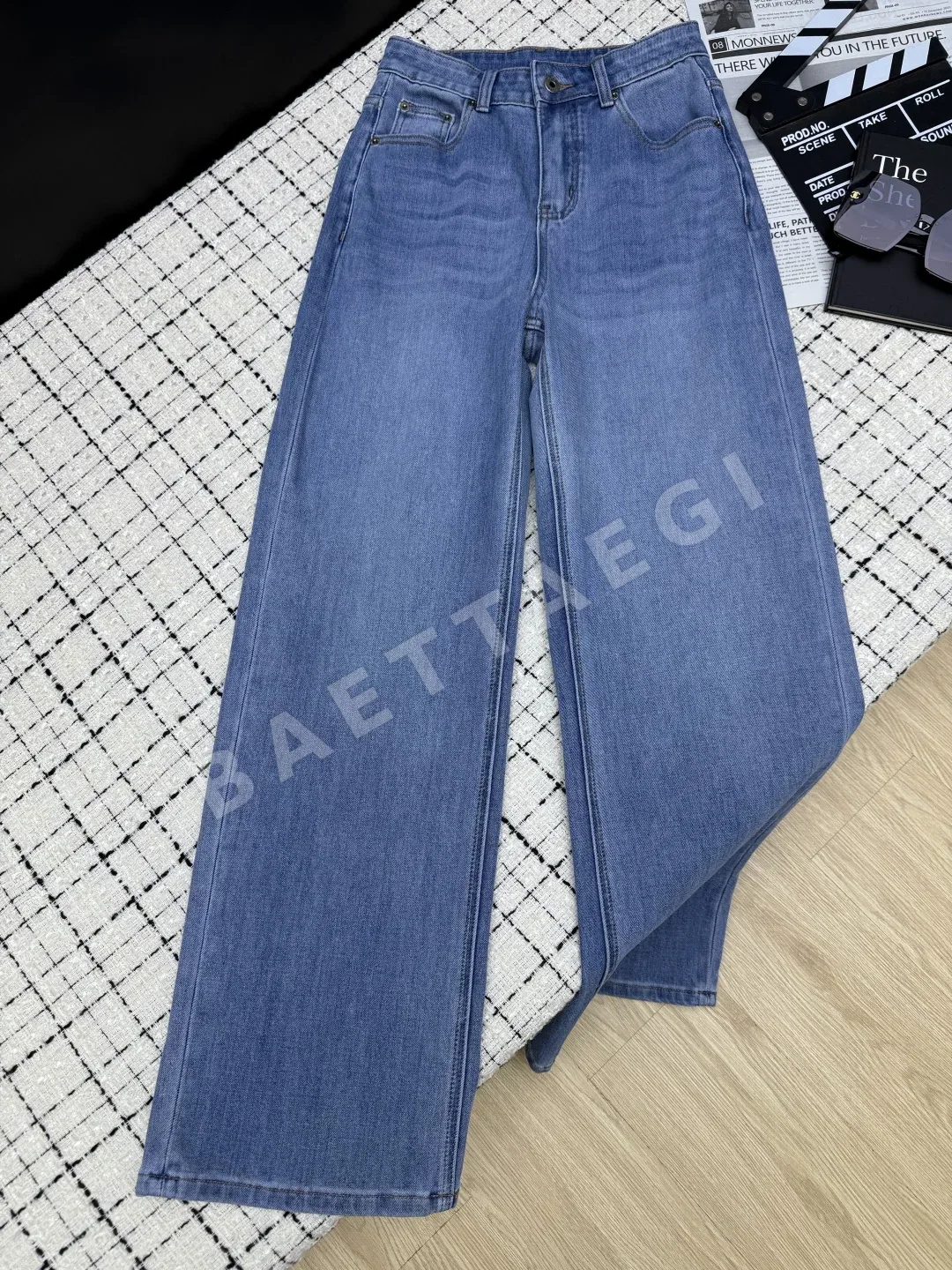 로에베 레트로 워시 스트레이트 레그 바지 상세 이미지 3