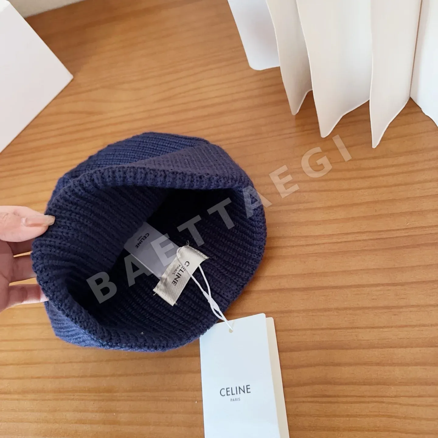 셀린느 니트 모자 상세 이미지 6