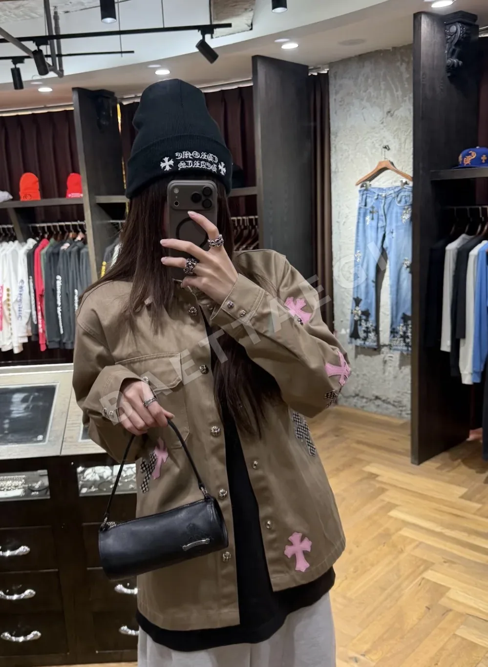 크롬하츠 두루마리 버킷백 페널홀더 가방 상세 이미지 9