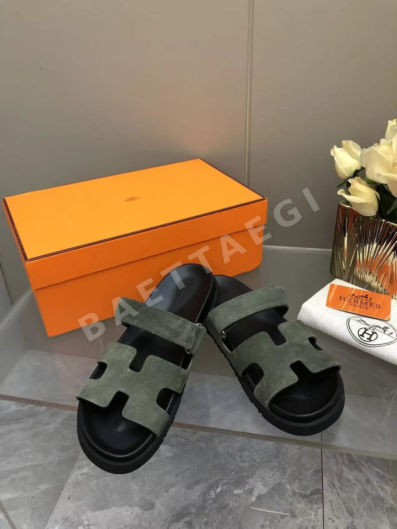 에르메스 Chypre 시프레 신발 상세 이미지 5