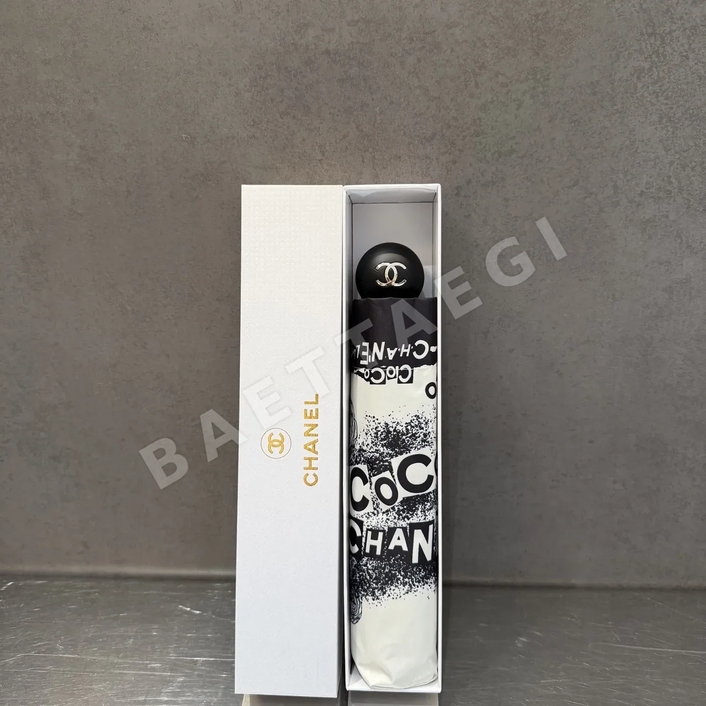 샤넬 3단 자동 접이식 우산 85394