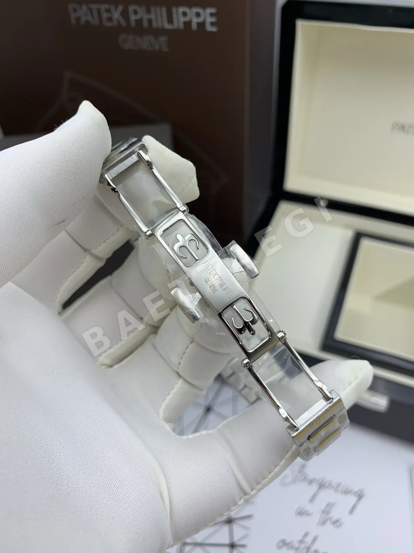 파텍필립 노틸러스 다이아 스틸 여성용 레플리카 44190 Patek Philippe 상세 이미지 7