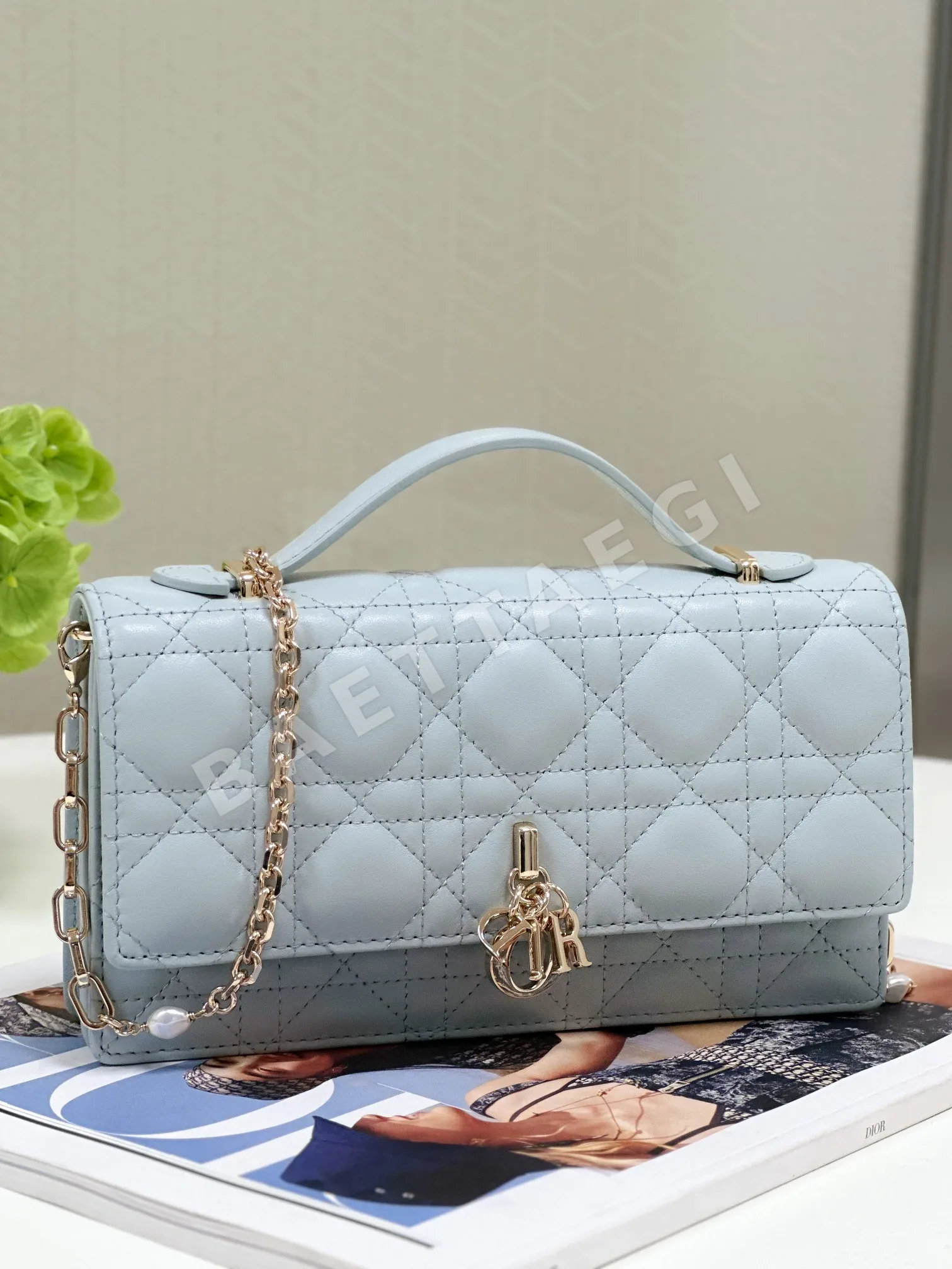 디올 램스킨 체인 숄더백 상세 이미지 2