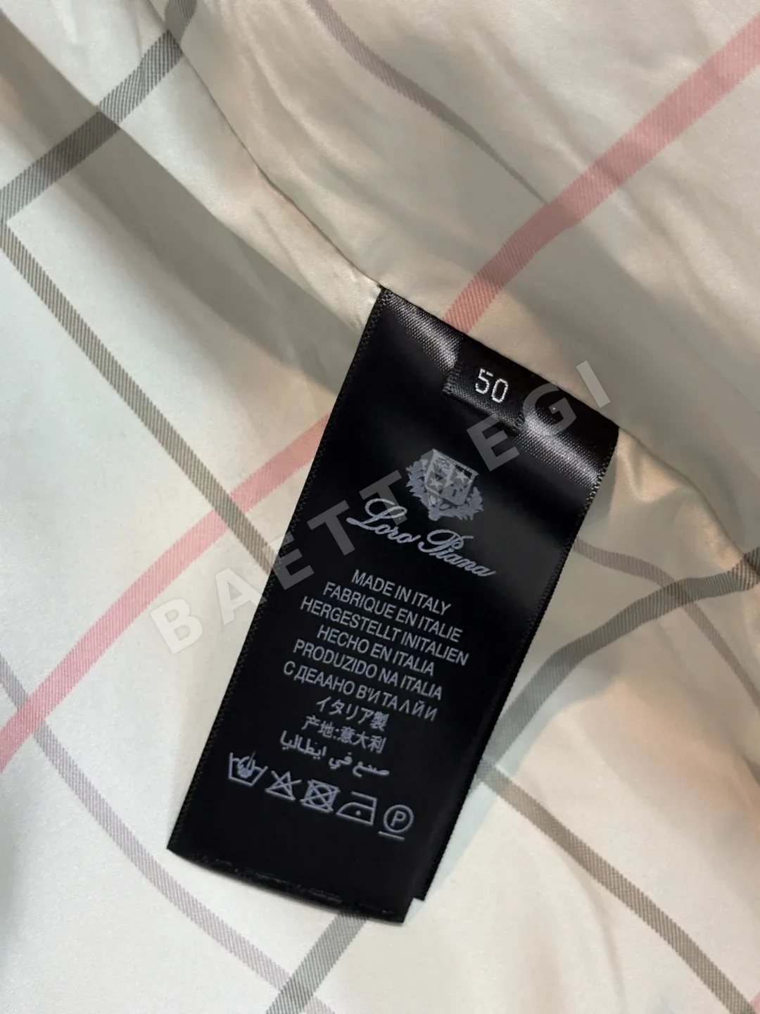 로로피아나 에어 코튼 스탠드 카라 자켓 상세 이미지 8