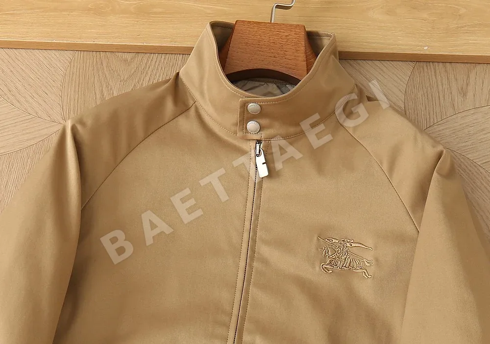 버버리 스탠드 카라 래글런 남성 자켓 상세 이미지 3