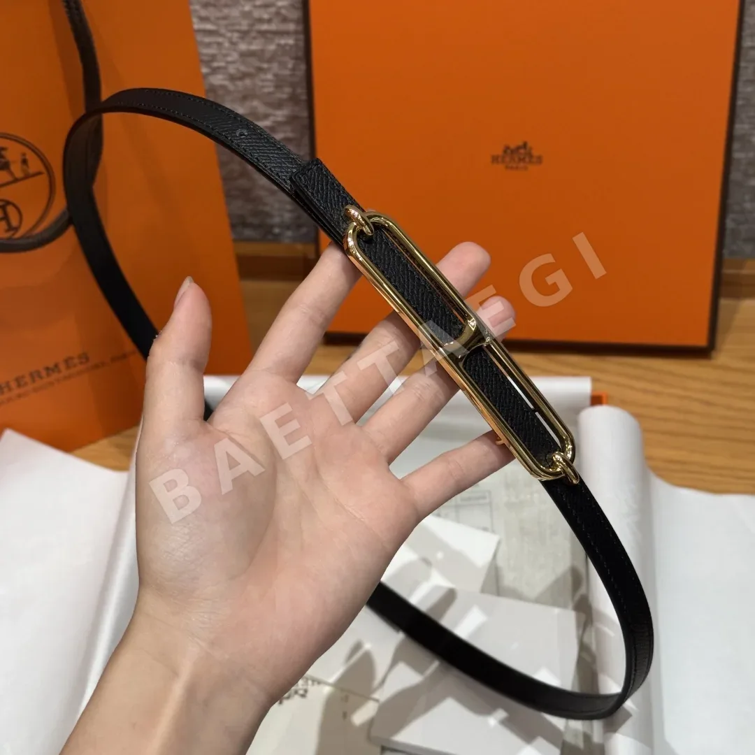 에르메스 JD350-H 양면 가죽 벨트 상세 이미지 4