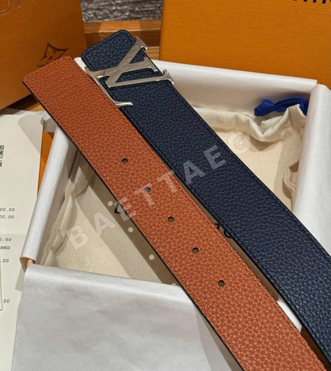 루이비통 TAURILLON 리버시블 40mm 벨트 상세 이미지 6