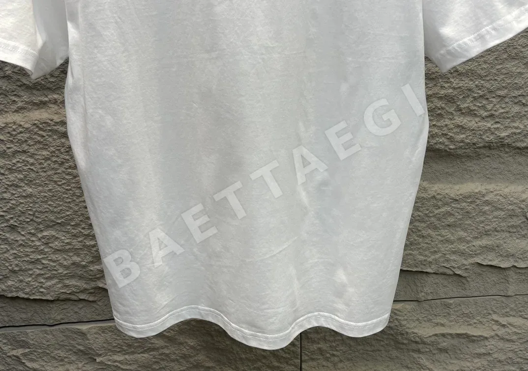 스톤아일랜드 로고 크랙 프린트 남성 반팔 티셔츠 상세 이미지 4