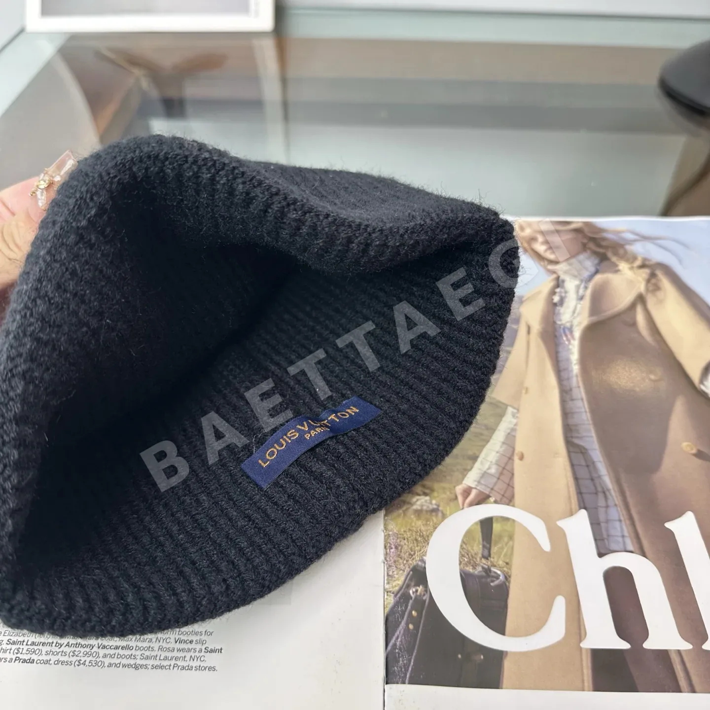 루이비통 LV 니트 비니 모자 상세 이미지 6