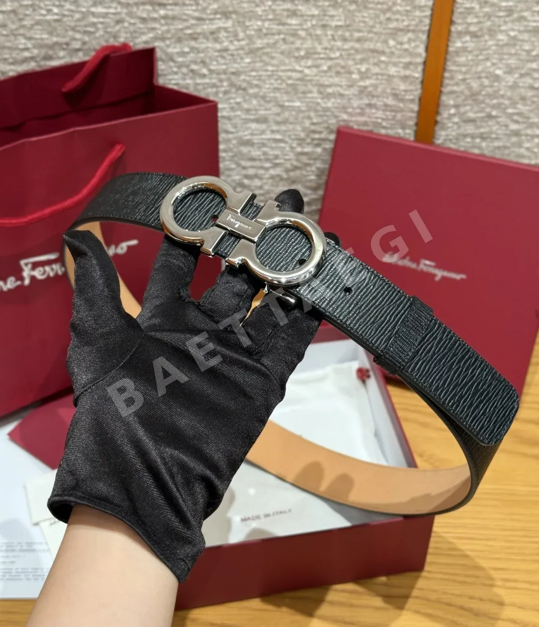 페레가모 JD350 간치니 양면 조절 벨트 상세 이미지 9