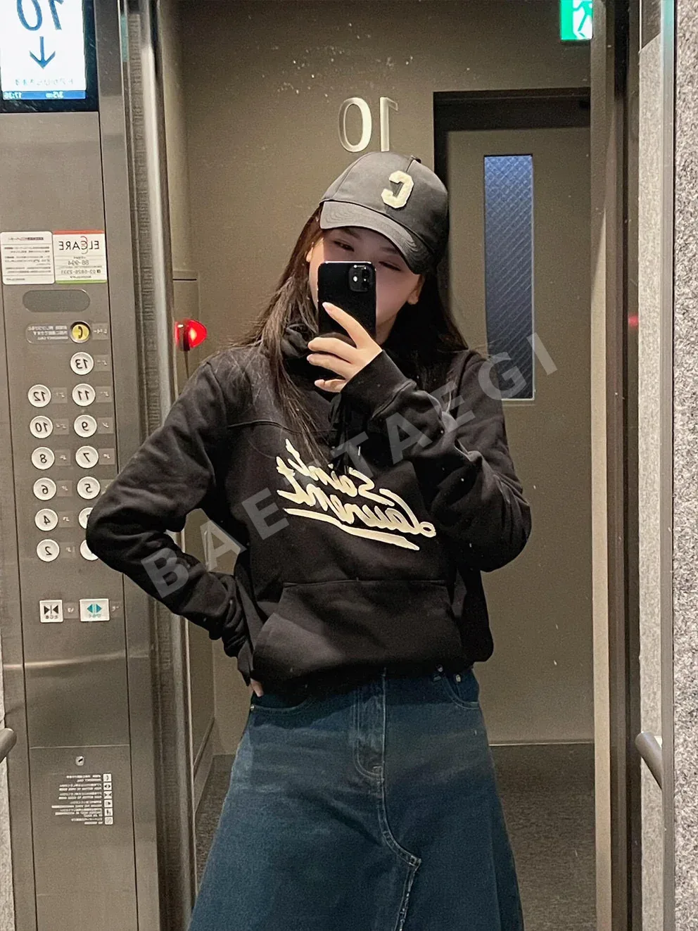 생로랑 로고 프린트 후드 남성 자켓 상세 이미지 20